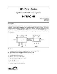 Datasheet HA17431PNA manufacturer Hitachi